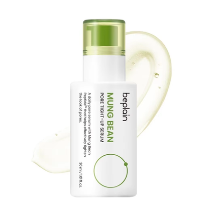 Korean Beplain Mung Bean Pore Serum,Deep Pore Cleansing Foam,Makeup Remover Oil and Clay Mask Facail Firming Skin Care Products