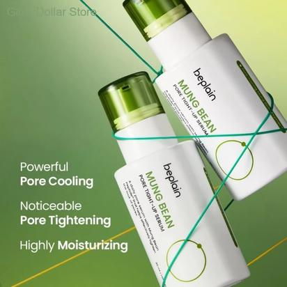 Korean Beplain Mung Bean Pore Serum,Deep Pore Cleansing Foam,Makeup Remover Oil and Clay Mask Facail Firming Skin Care Products